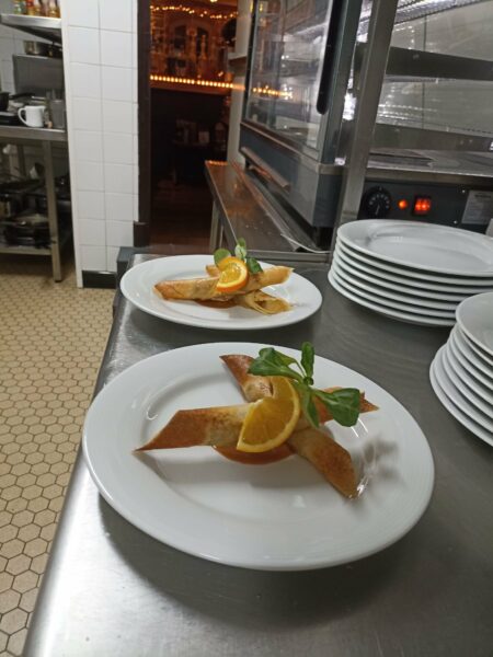 Croustillant de gambas truite