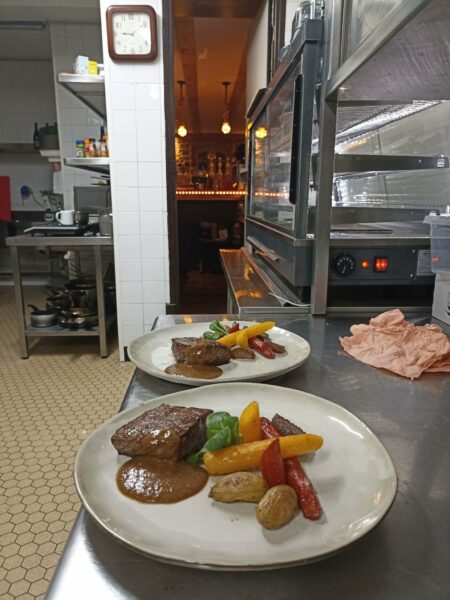 Filet de boeuf sauce forestière