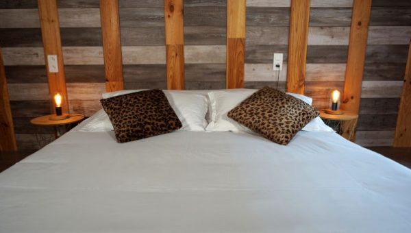 Chambre medium avec lit queen size et vue montagne à réserver dans l'hôtel à Saint Lary Soulan : La Sapinière***